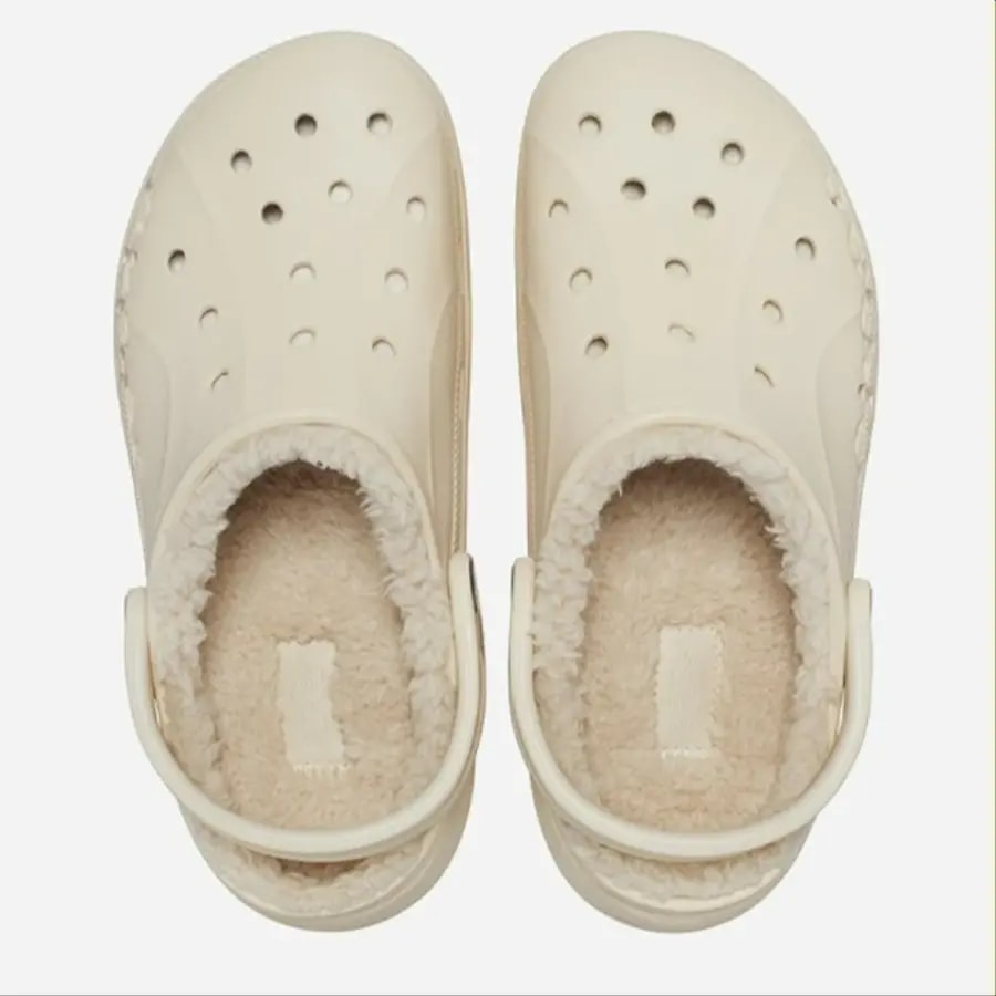 Dép Crocs Baya Platform Lined Clogs 'Off White' 208708-11S — ảnh 4
