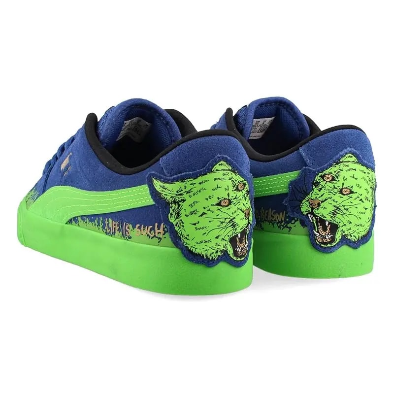Giày Puma Suede Skate x Hirotton 'Blue Green' 389991-01 — ảnh 4