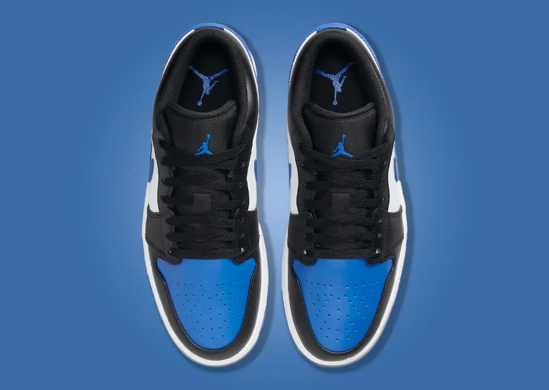Giày Nike Air Jordan 1 Low GS 'Alternate Royal Toe' 553560-140 — ảnh 5