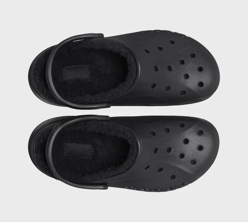 Dép Crocs Baya Platform Lined Clogs 'Black' 208708-001 — ảnh 3