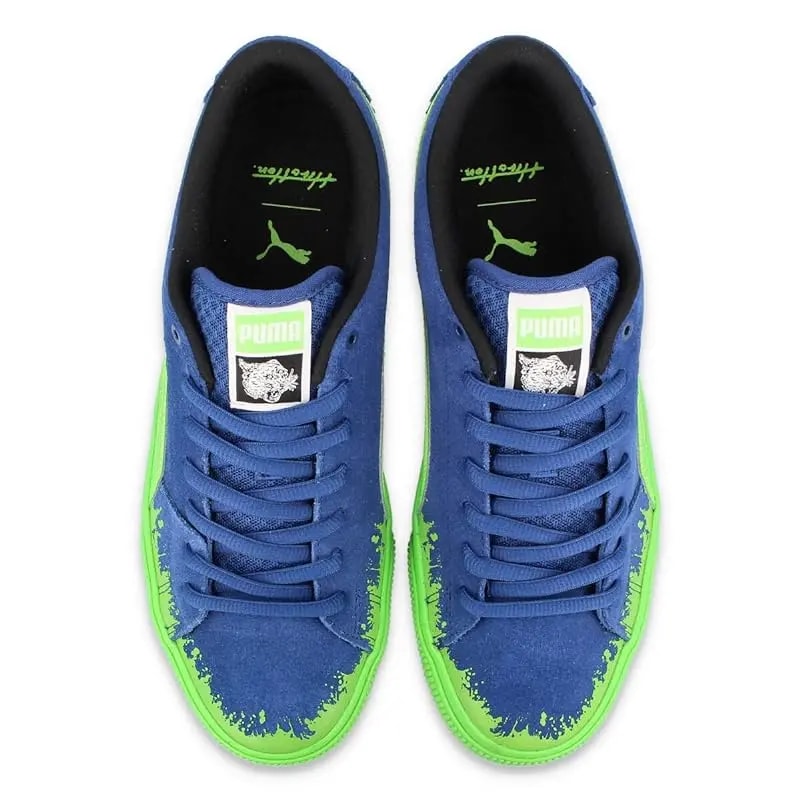 Giày Puma Suede Skate x Hirotton 'Blue Green' 389991-01 — ảnh 5