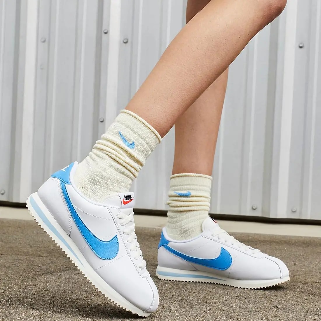 Giày Nike Cortez 'University Blue' DN1791-102 — ảnh 2