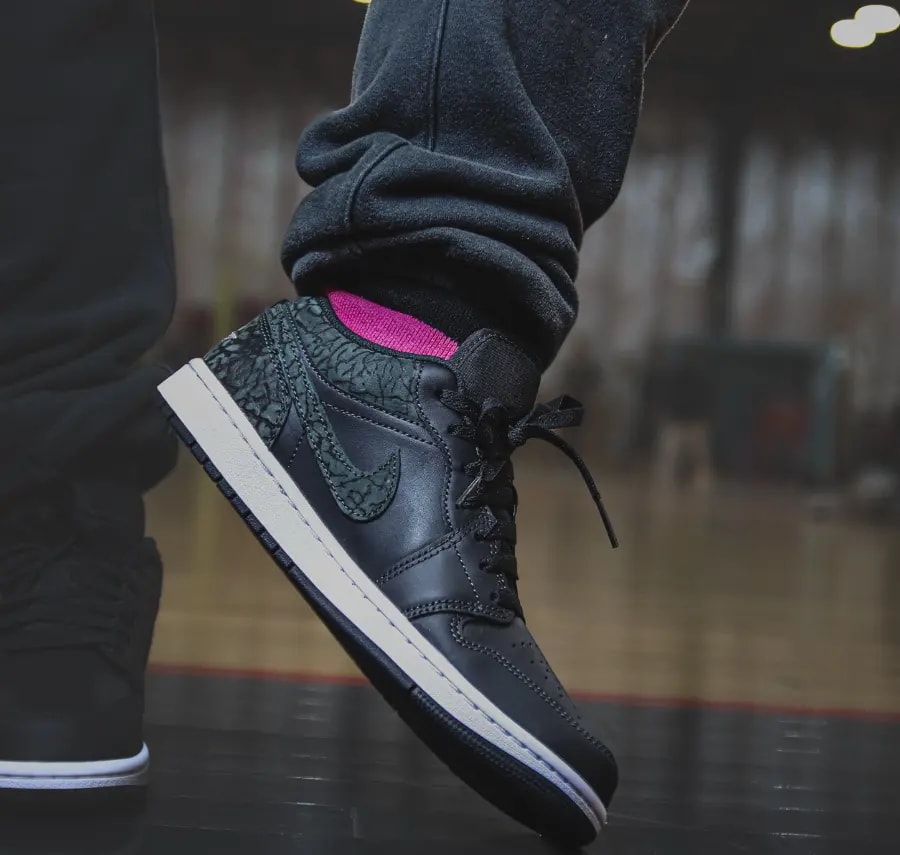 Giày Nike Air Jordan 1 Low SE 'Black Elephant' FB9907-001 — ảnh 5