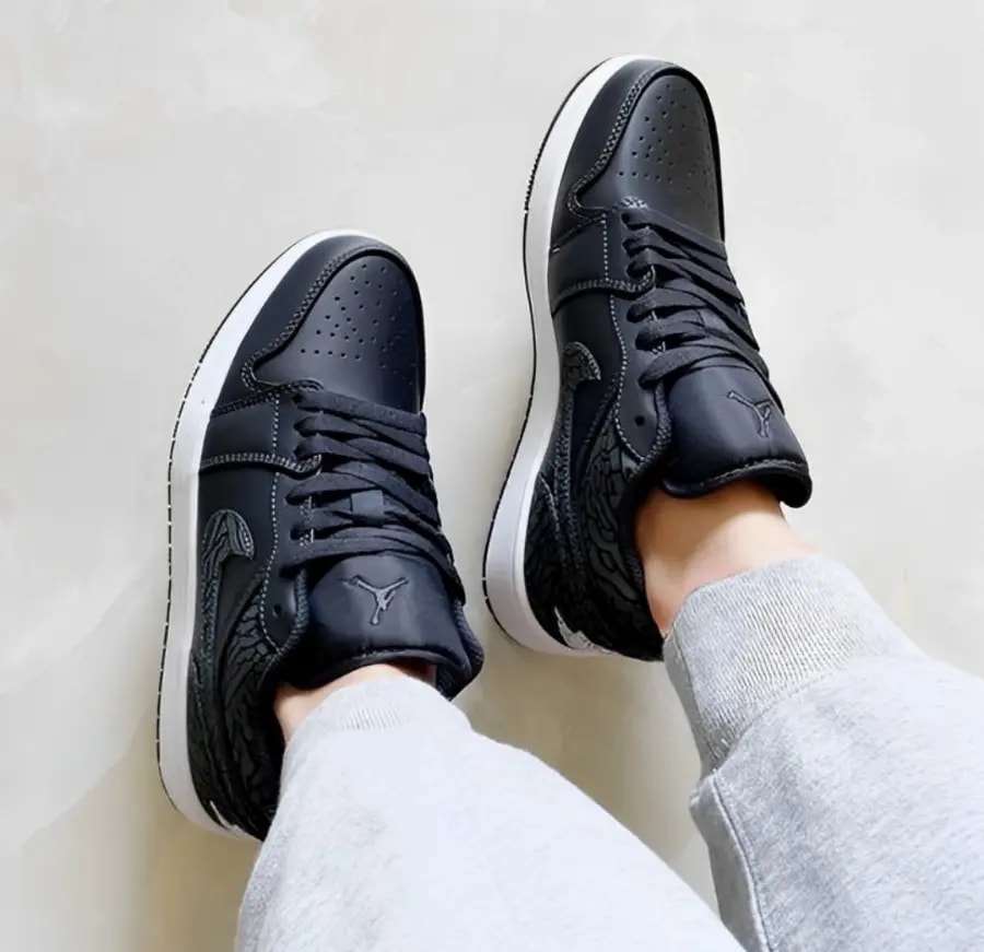 Giày Nike Air Jordan 1 Low SE 'Black Elephant' FB9907-001 — ảnh 4