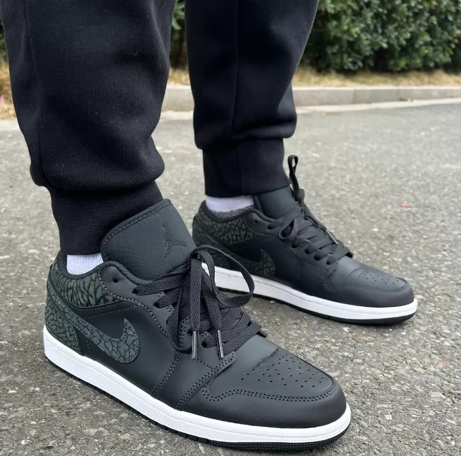 Giày Nike Air Jordan 1 Low SE 'Black Elephant' FB9907-001 — ảnh 3