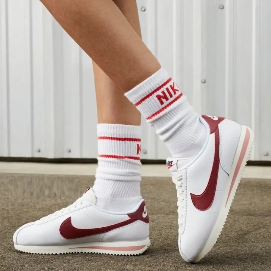 Giày Nike Cortez 'White Red Stardust' DN1791-103 — ảnh 2