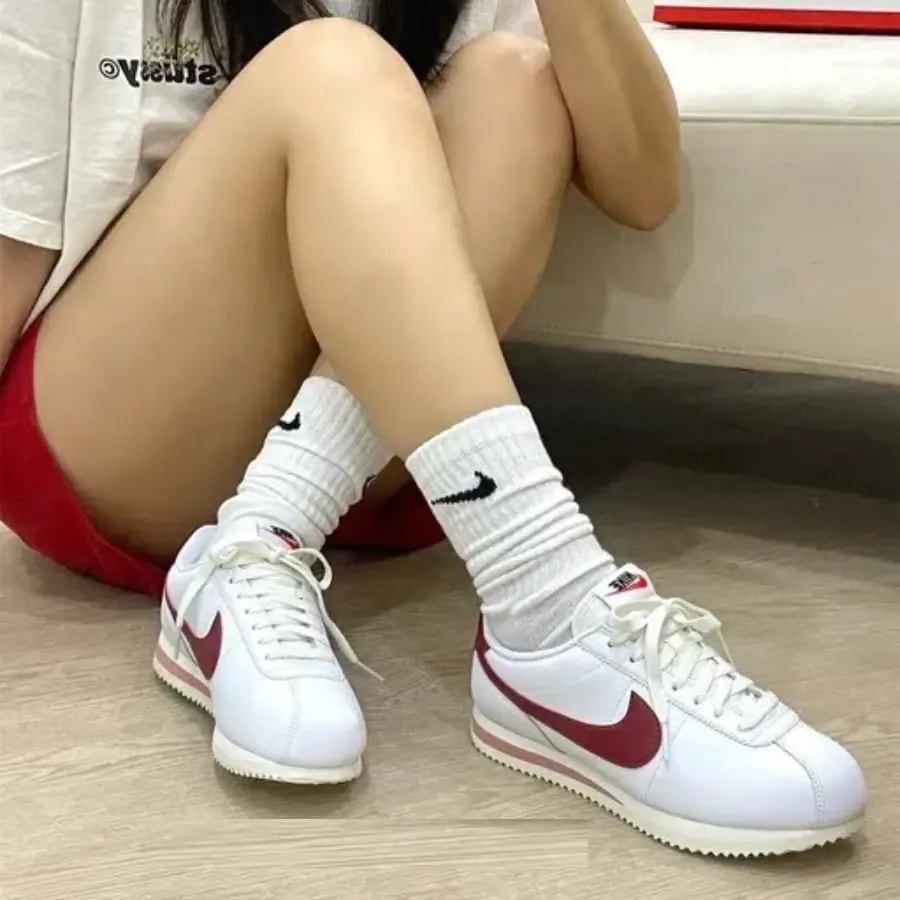 Giày Nike Cortez 'White Red Stardust' DN1791-103 — ảnh 3