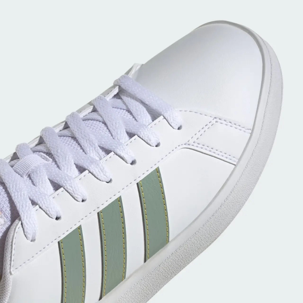 Giày Adidas Grand Court Base 2.0 'White Green' ID4456 — ảnh 5