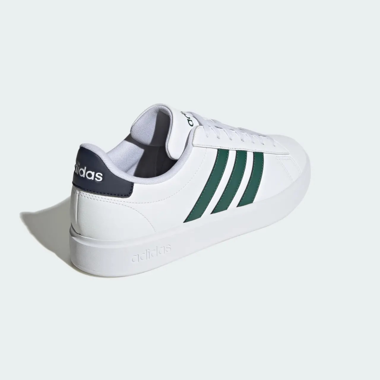 Giày Adidas Grand Court Cloudfoam 'White Green' ID4465 — ảnh 3