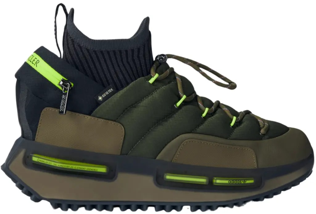 Giày Adidas x Moncler NMD Runner 'Olive Strata' IG3026 — kich-thuoc: 42