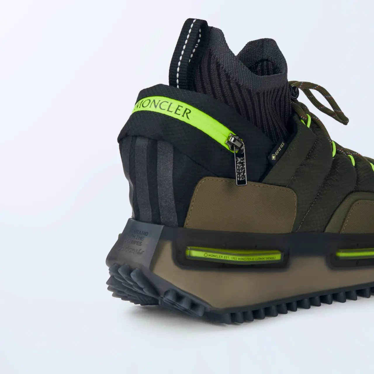Giày Adidas x Moncler NMD Runner 'Olive Strata' IG3026 — ảnh 5