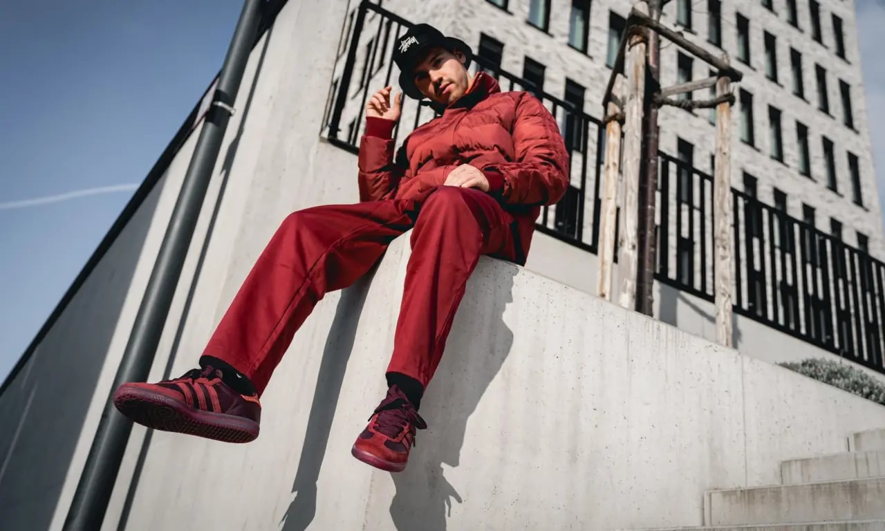 Giày Adidas Samba Jonah Hill 'Maroon' FW7456 — ảnh 2