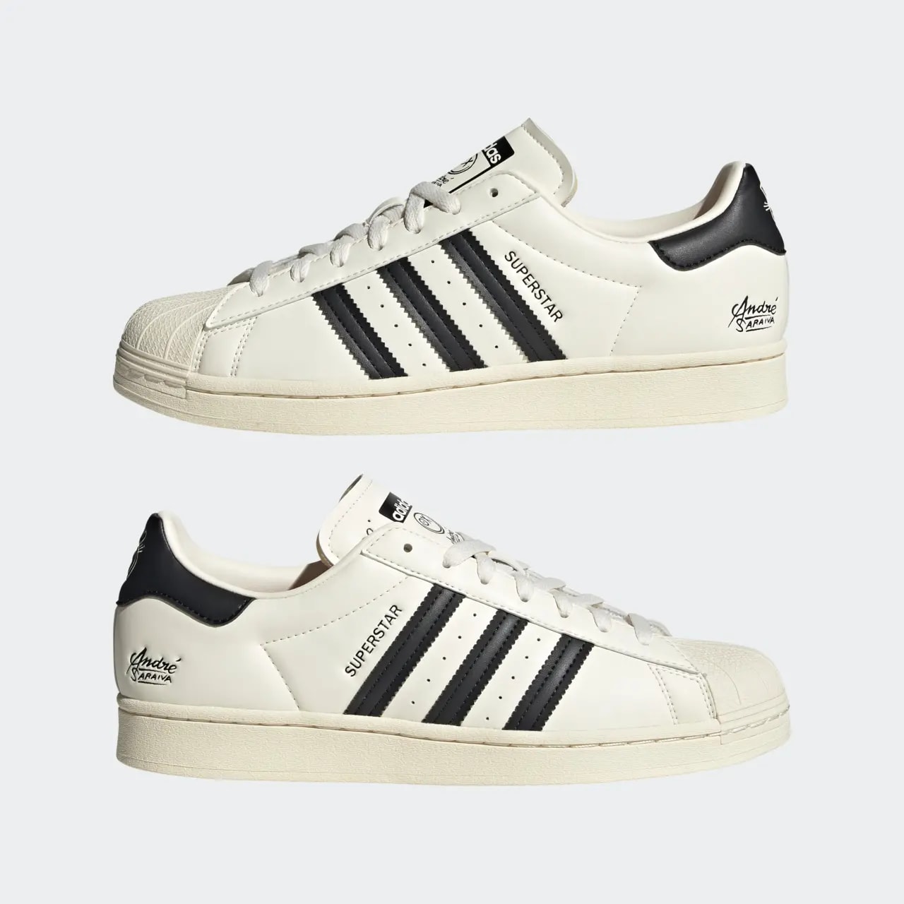 Giày Adidas Superstar 'André Saraiva Chalk' GZ2203 — ảnh 4