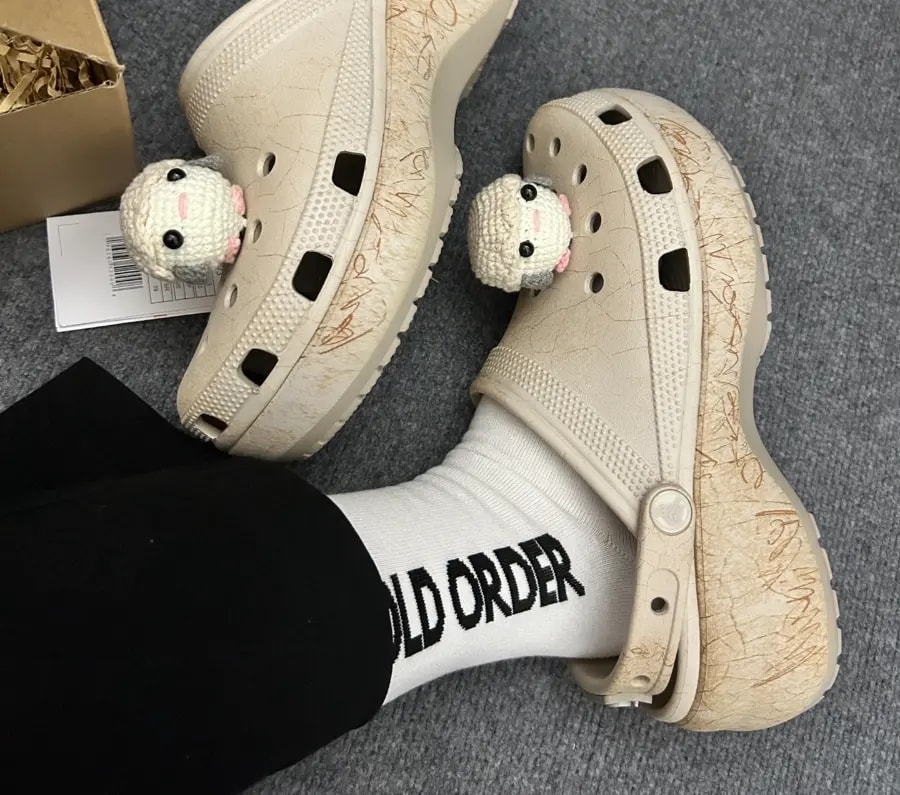 Dép Crocs x GOOD BAI Cloud Eggshell 'Khaki' 209394-2V3 — ảnh 3