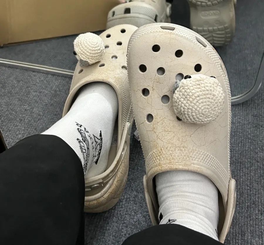 Dép Crocs x GOOD BAI Cloud Eggshell 'Khaki' 209394-2V3 — ảnh 5