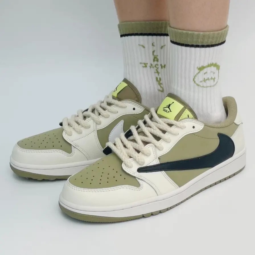 Giày Nike Air Jordan 1 Retro Low Golf 'Travis Scott' FZ3124-200 — ảnh 4