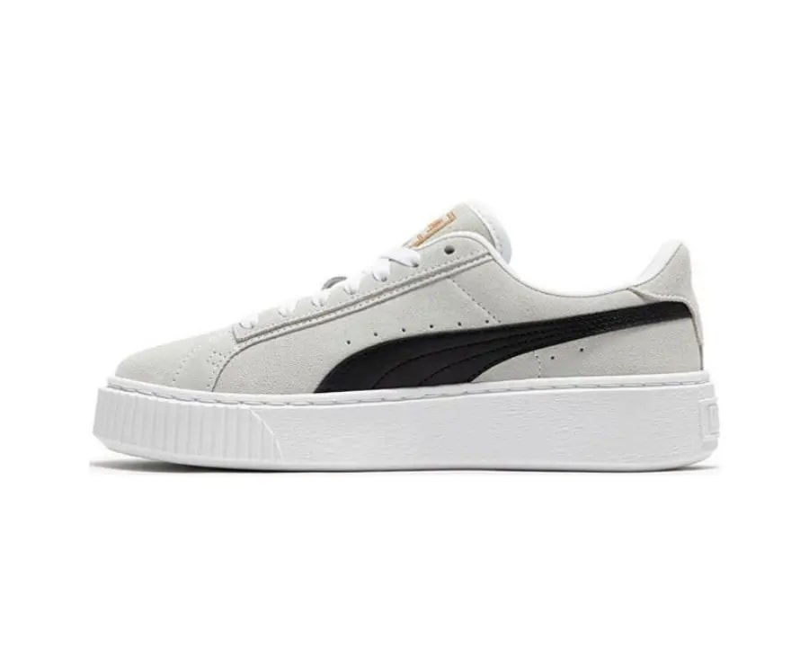 Giày Puma Suede Platform 'White Black' 395225-02 — ảnh 2