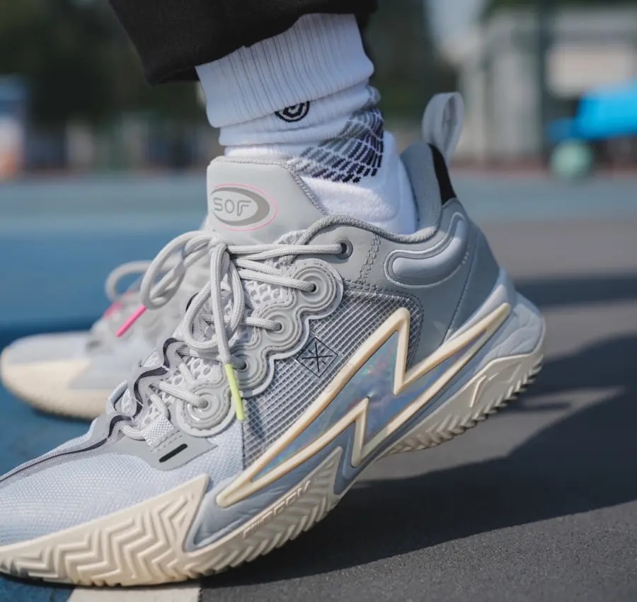 Giày Lining Wade Son Of Flash 'Grey Boy' ABPT019-8 — ảnh 5