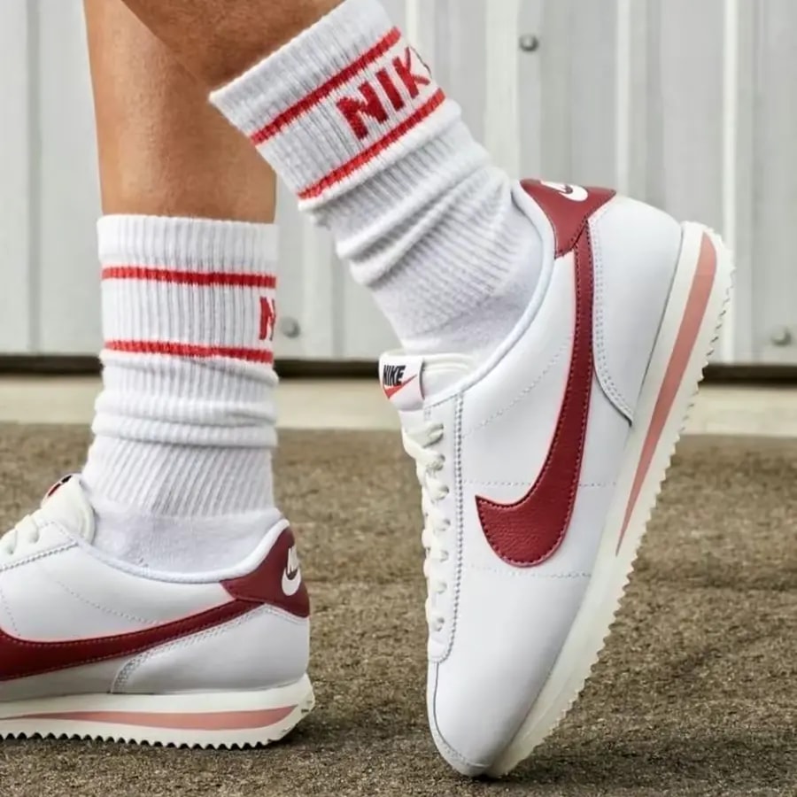 Giày Nike Cortez 'White Red Stardust' DN1791-103 — ảnh 4