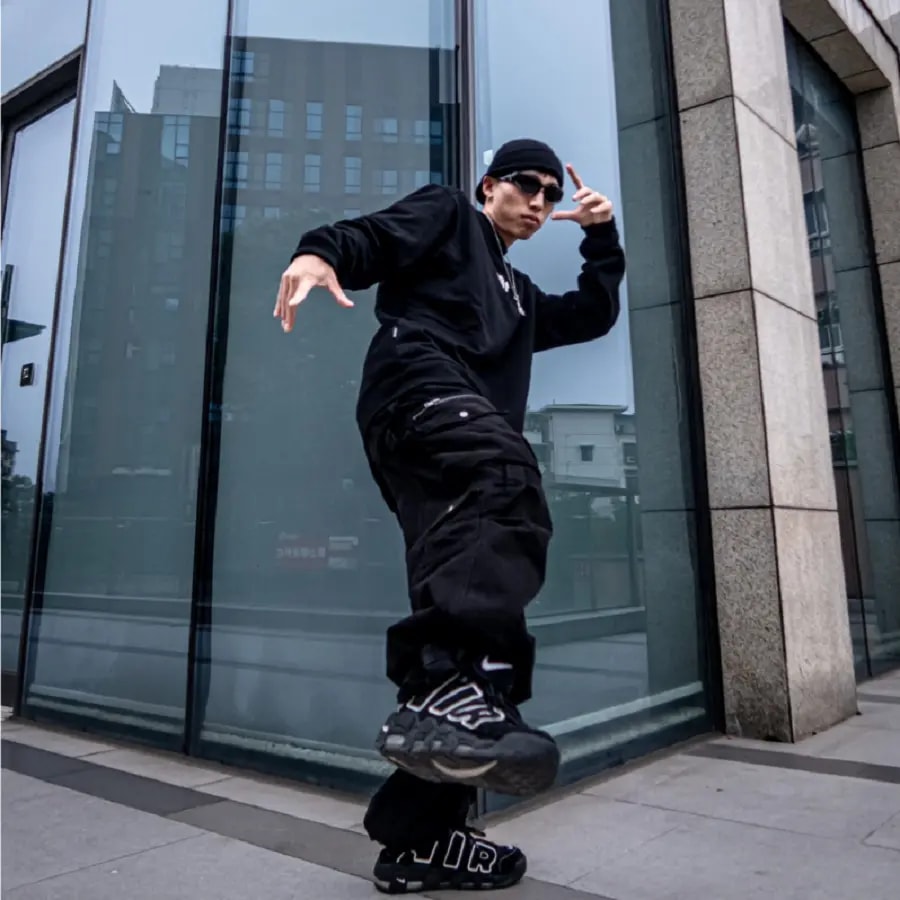 Giày Nike Air More Uptempo Low x AMBUSH 'Black' FB1299-001 — ảnh 3