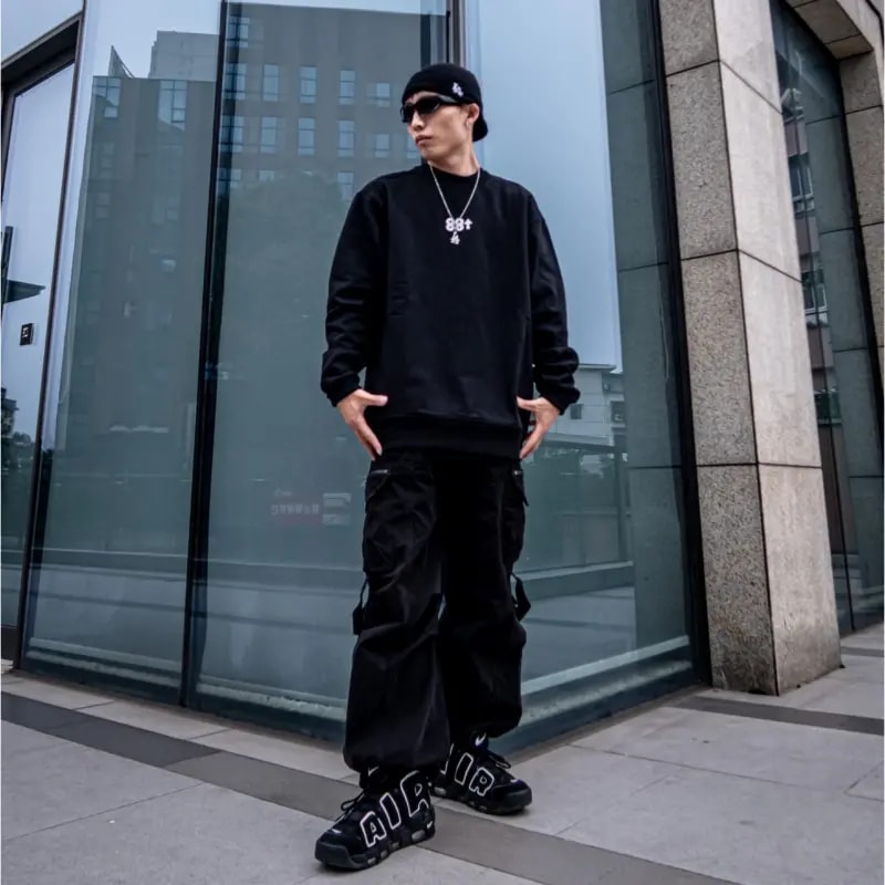 Giày Nike Air More Uptempo Low x AMBUSH 'Black' FB1299-001 — ảnh 4