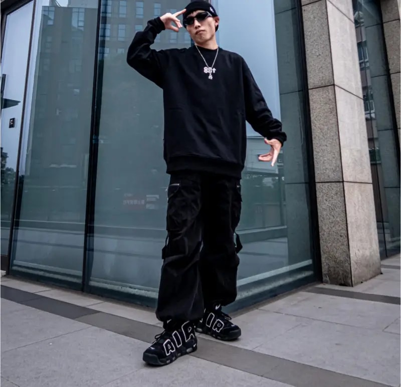 Giày Nike Air More Uptempo Low x AMBUSH 'Black' FB1299-001 — ảnh 5