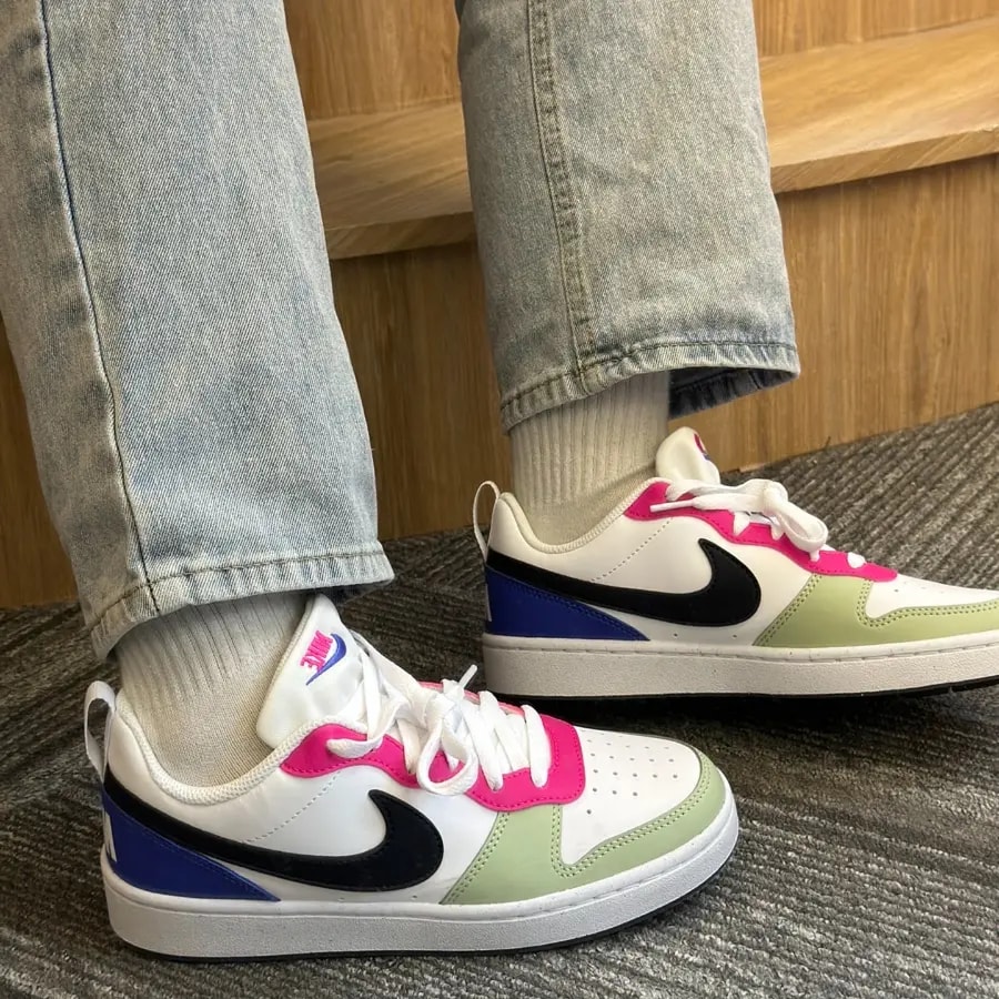 Giày Nike Court Borough Low 'Honeydew Pink' DV5456-108 — ảnh 2