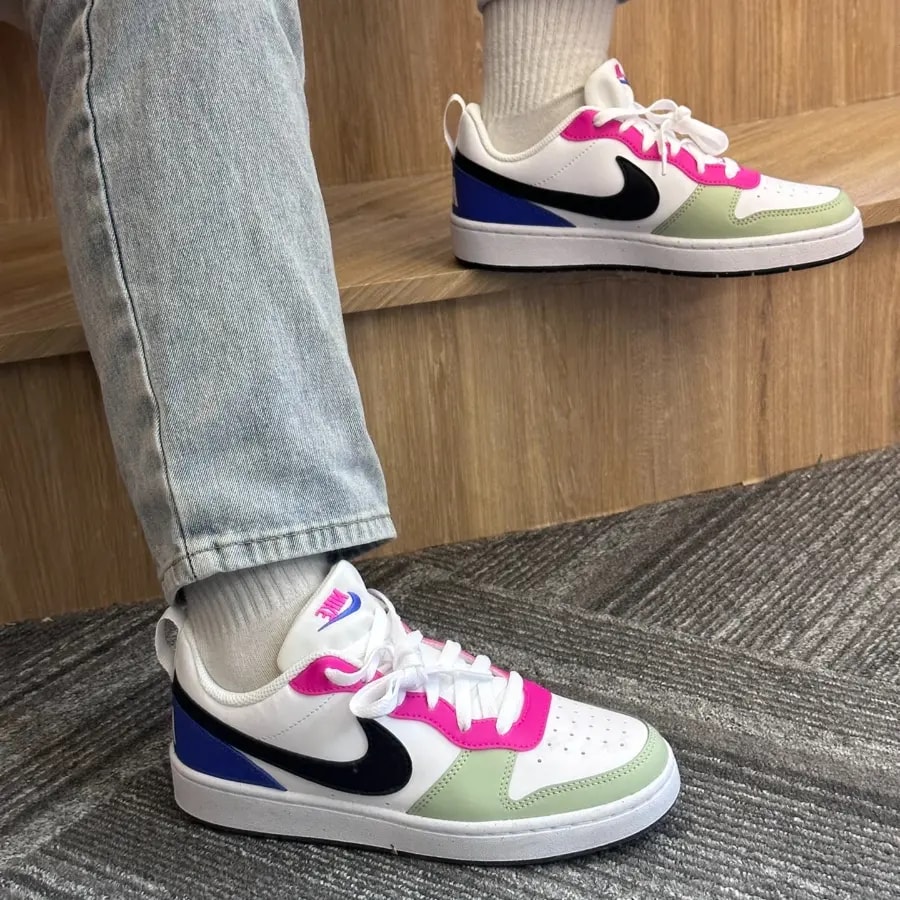 Giày Nike Court Borough Low 'Honeydew Pink' DV5456-108 — ảnh 3