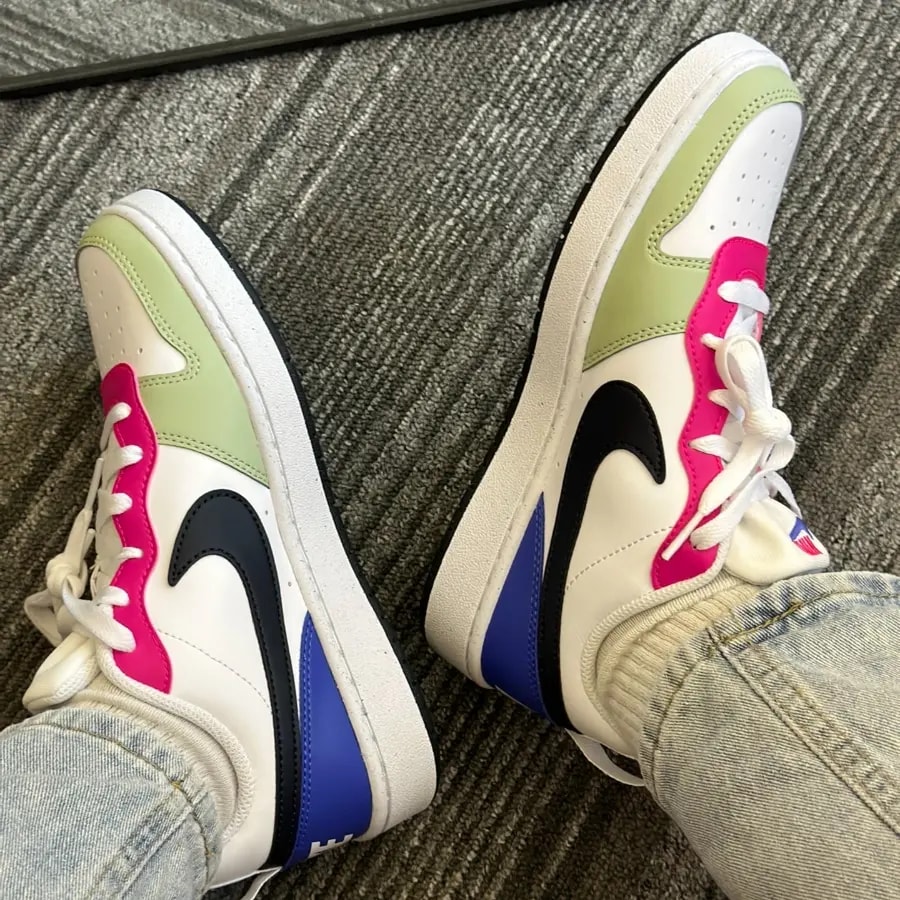 Giày Nike Court Borough Low 'Honeydew Pink' DV5456-108 — ảnh 5