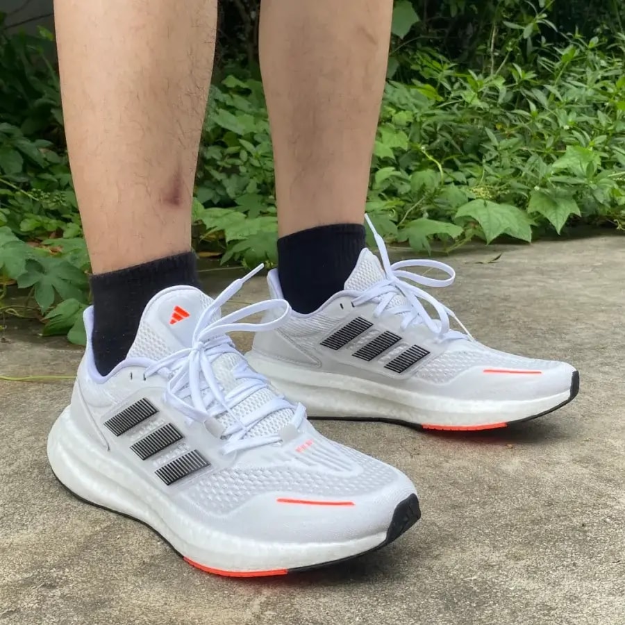 Giày Adidas PureBoost 22 Heat.RDY 'White Solar Red' IG0909 — ảnh 5