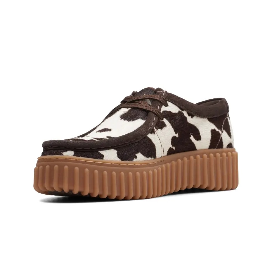 Giày Clarks Qilo Retro 'Brown White' 261738504 — ảnh 2