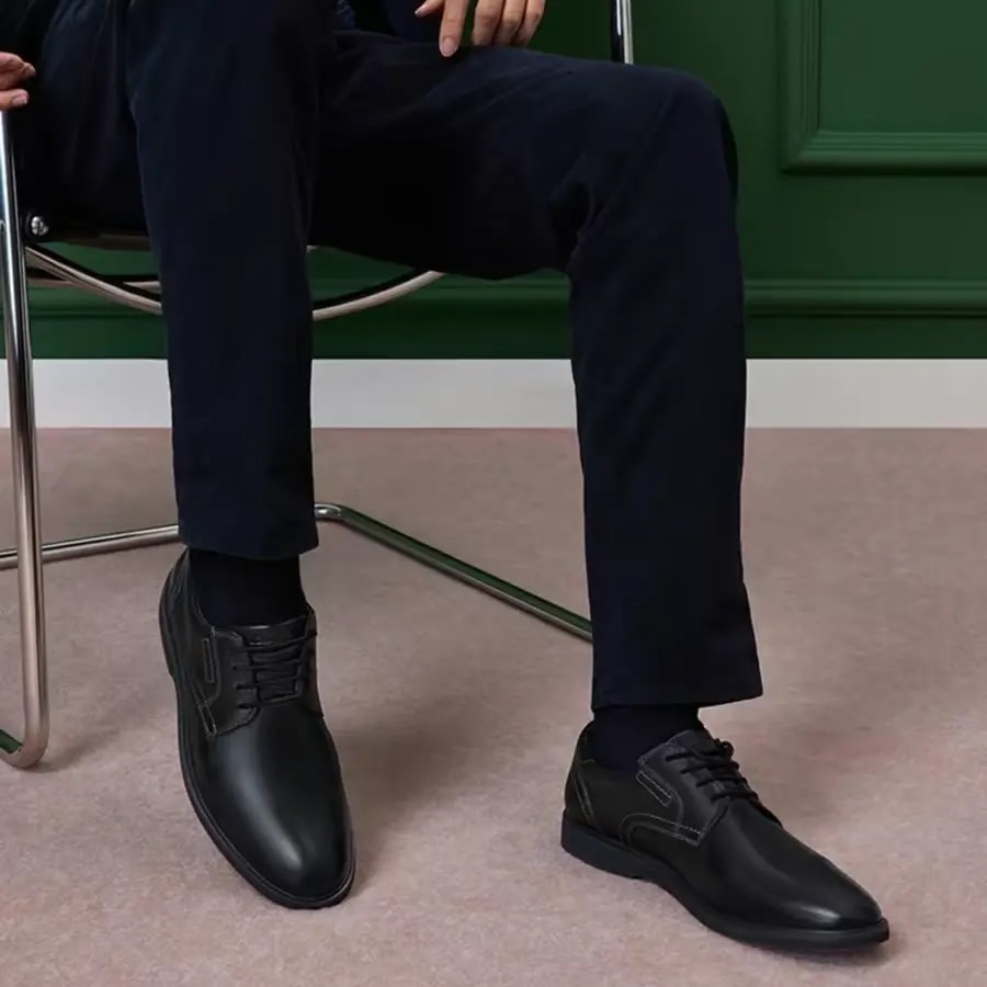 Giày Clarks Malwood Lace 'Black' 261681627 — ảnh 4