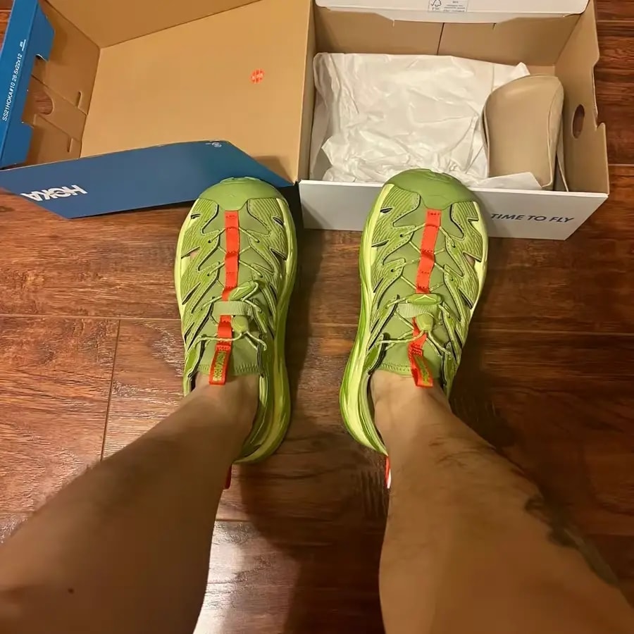 Giày Hoka One One Hopara Sandal 'Dark Citron' 1123112-DCLG — ảnh 2