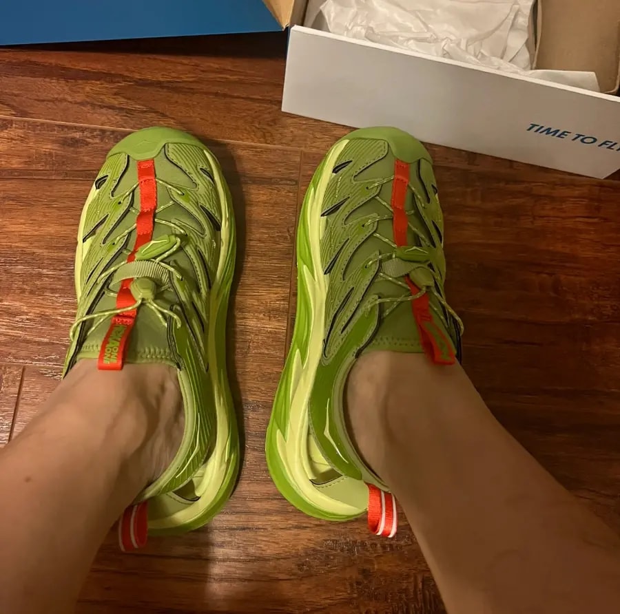 Giày Hoka One One Hopara Sandal 'Dark Citron' 1123112-DCLG — ảnh 4