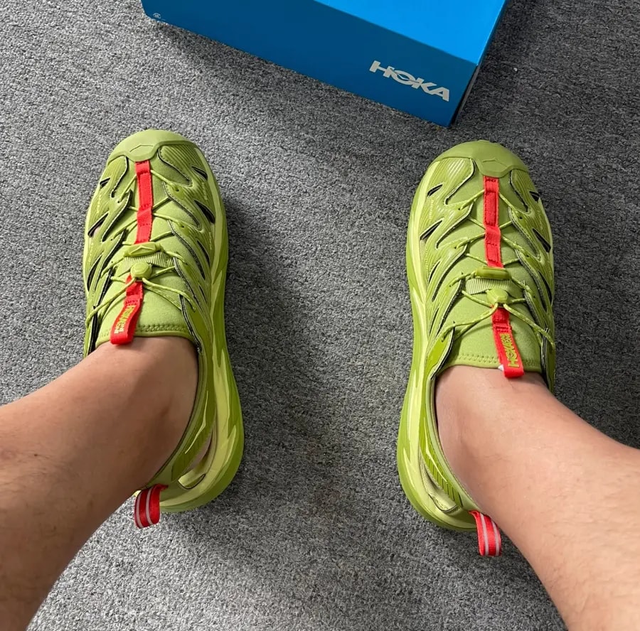 Giày Hoka One One Hopara Sandal 'Dark Citron' 1123112-DCLG — ảnh 5