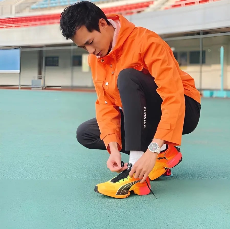 Giày Puma Fast-R Nitro Elite Fireglow 'Yellow Red' 377598-01 — ảnh 3