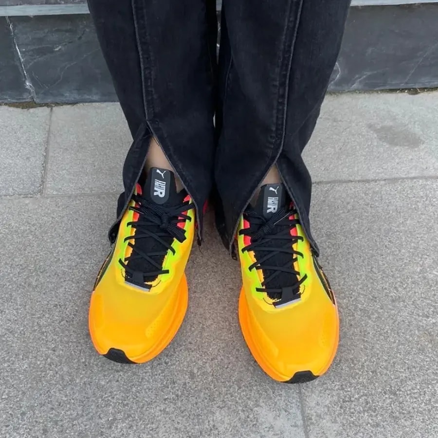 Giày Puma Fast-R Nitro Elite Fireglow 'Yellow Red' 377598-01 — ảnh 5