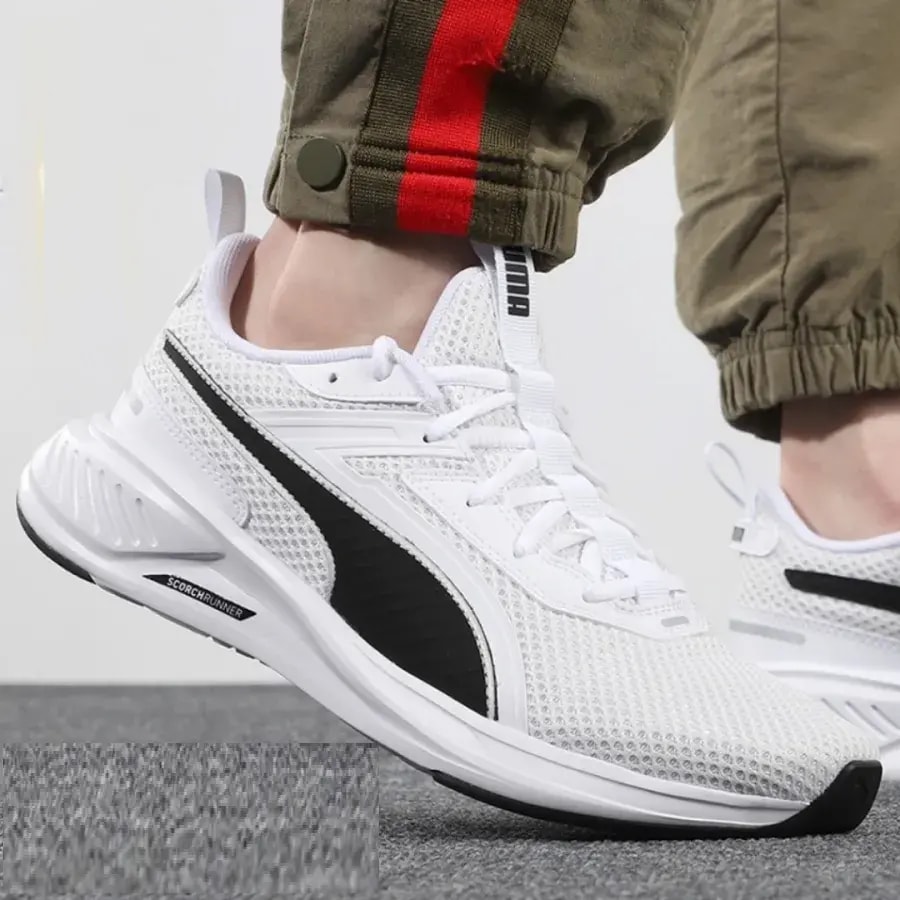 Giày Puma Scorch Runner 'White Black' 194459-04 — ảnh 2