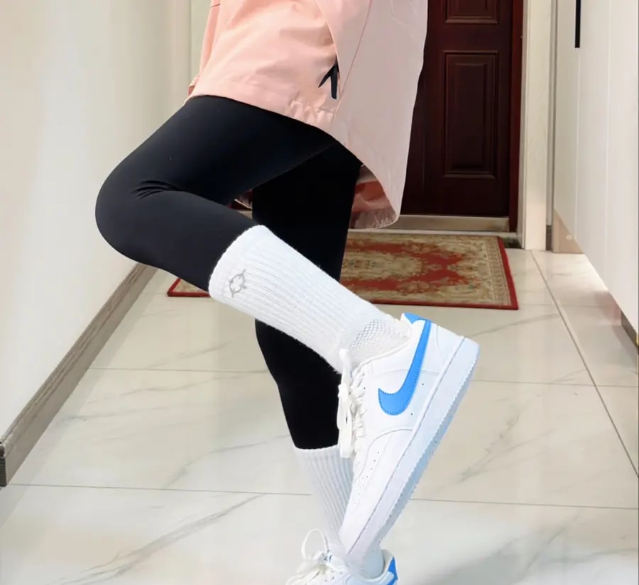 Giày Nike Court Vision Low 'White University Blue' DH3158-107 — ảnh 2