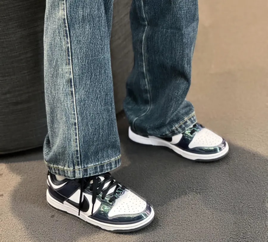 Giày Nike Dunk Low SE ‘Just Do It Iridescent’ FQ8143-001 — ảnh 5