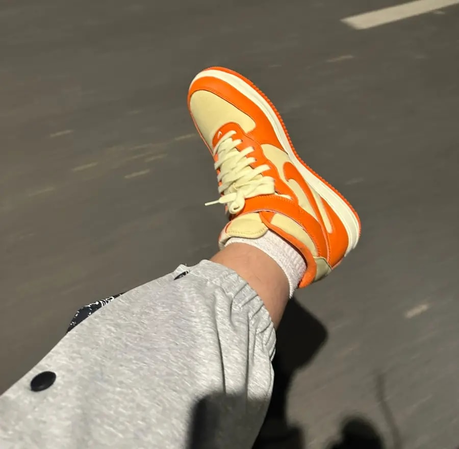Giày Nike Air Force 1 Mid '07 LX 'Safety Orange' FB2036-700 — ảnh 4