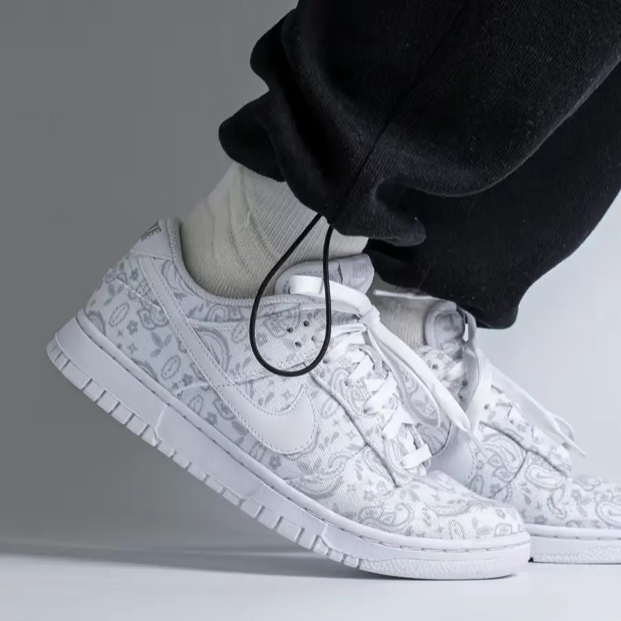 Giày Nike Dunk Low 'White Paisley' DJ9955-100 — ảnh 2