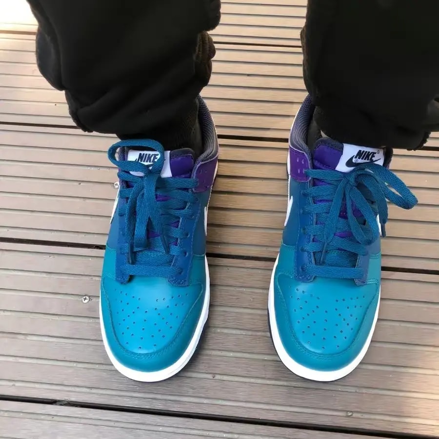 Giày Nike Dunk Low GS 'Bright Spruce Marina' DH9765-300 — ảnh 3