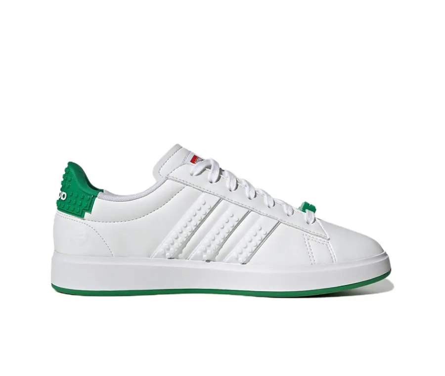 Giày Adidas Grand Court x Lego 2.0 'White Green' GW7177 — ảnh 2