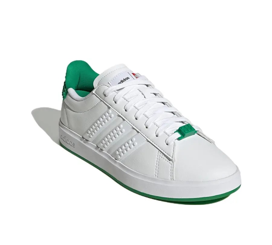 Giày Adidas Grand Court x Lego 2.0 'White Green' GW7177 — ảnh 3