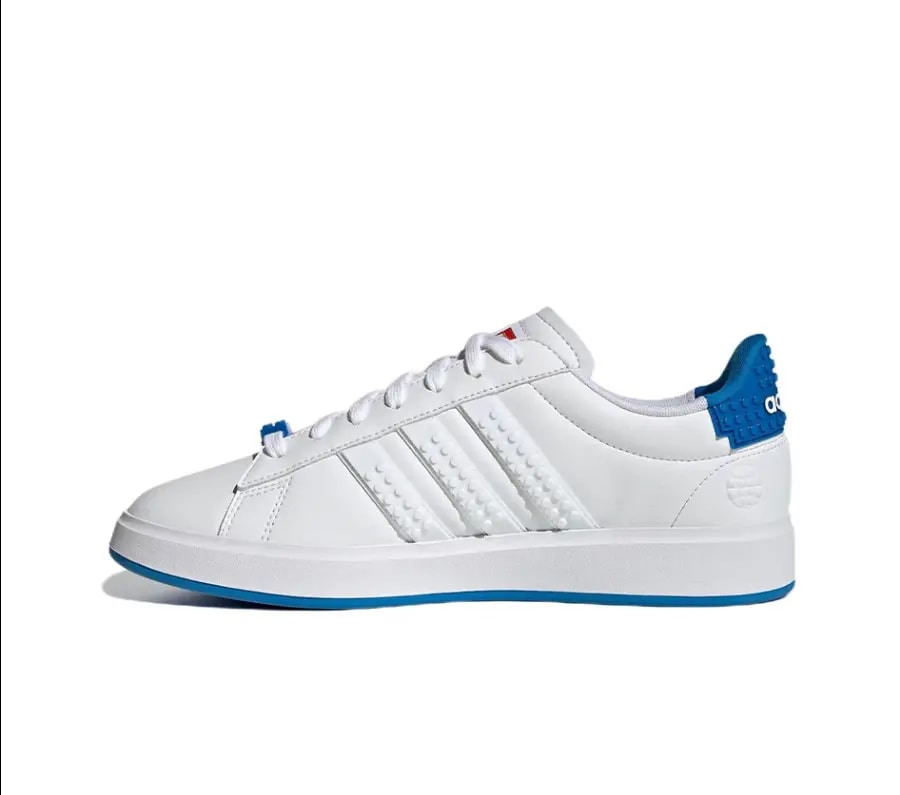 Giày Adidas Grand Court x Lego 2.0 'White Shock Blue' GW7178 — ảnh 2