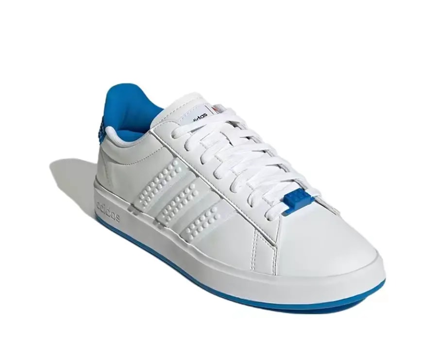 Giày Adidas Grand Court x Lego 2.0 'White Shock Blue' GW7178 — ảnh 3