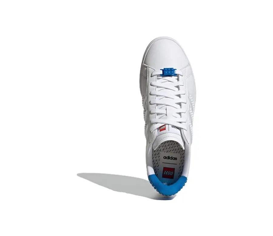 Giày Adidas Grand Court x Lego 2.0 'White Shock Blue' GW7178 — ảnh 5