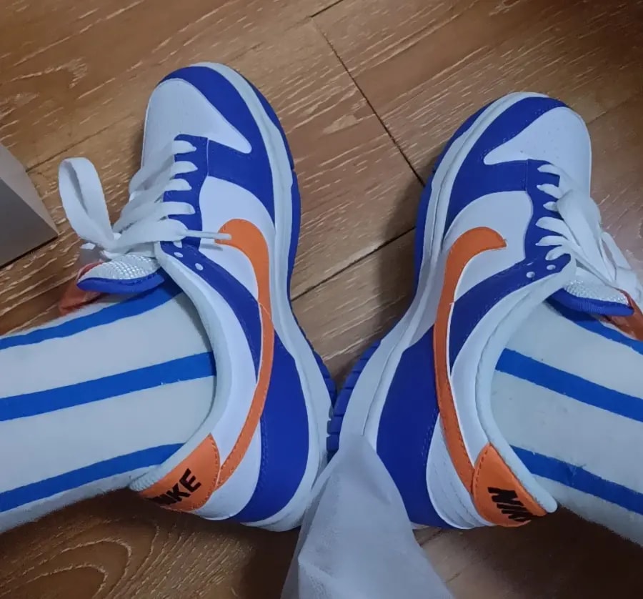 Giày Nike Dunk Low GS 'Knicks' FN7783-400 — ảnh 3