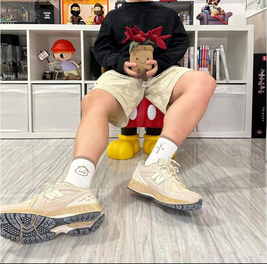 Giày New Balance x Auralee 1906R 'Bone White' M1906RAU — ảnh 5